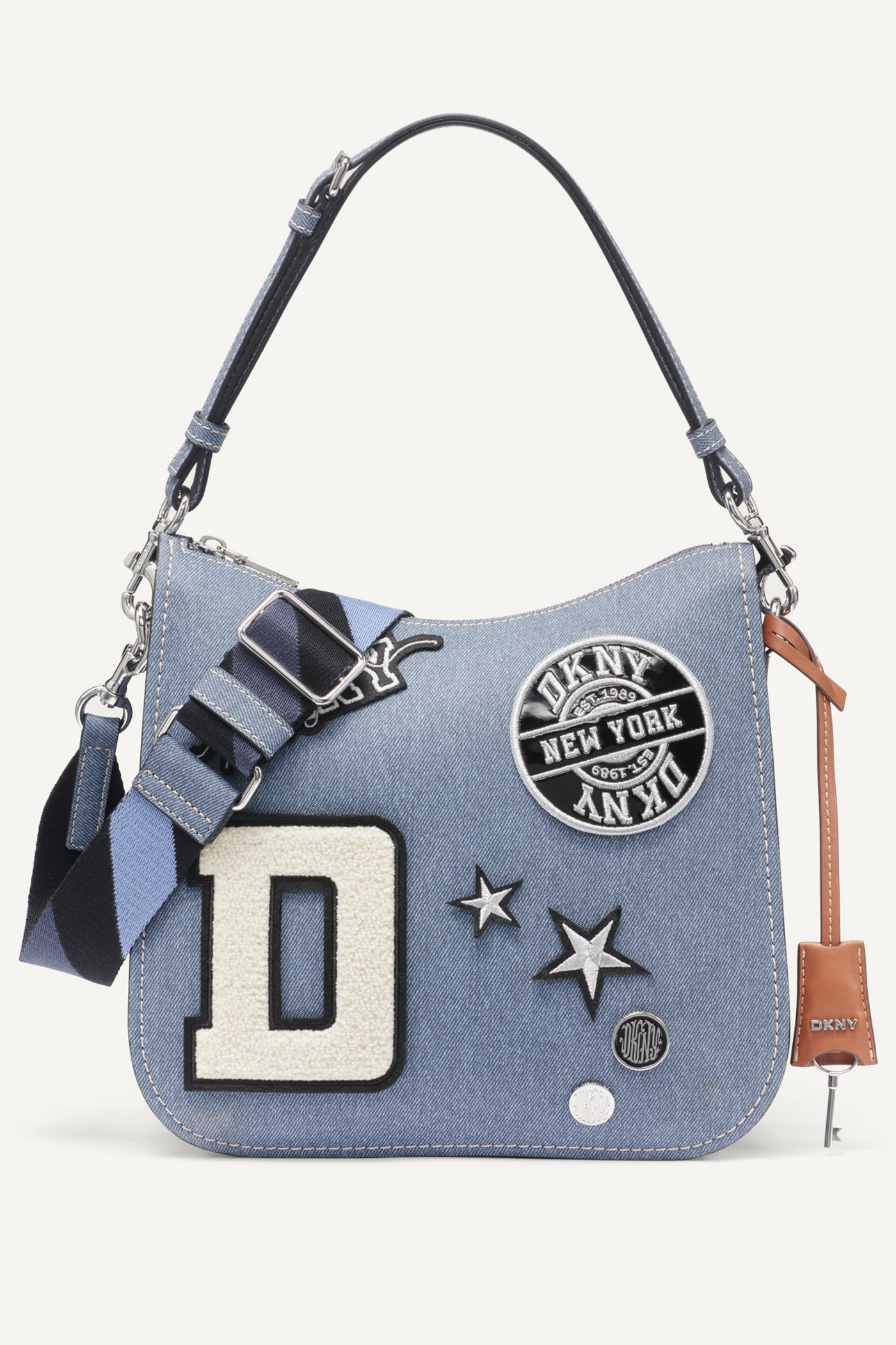NESSA DENIM CROSSBODY BAG