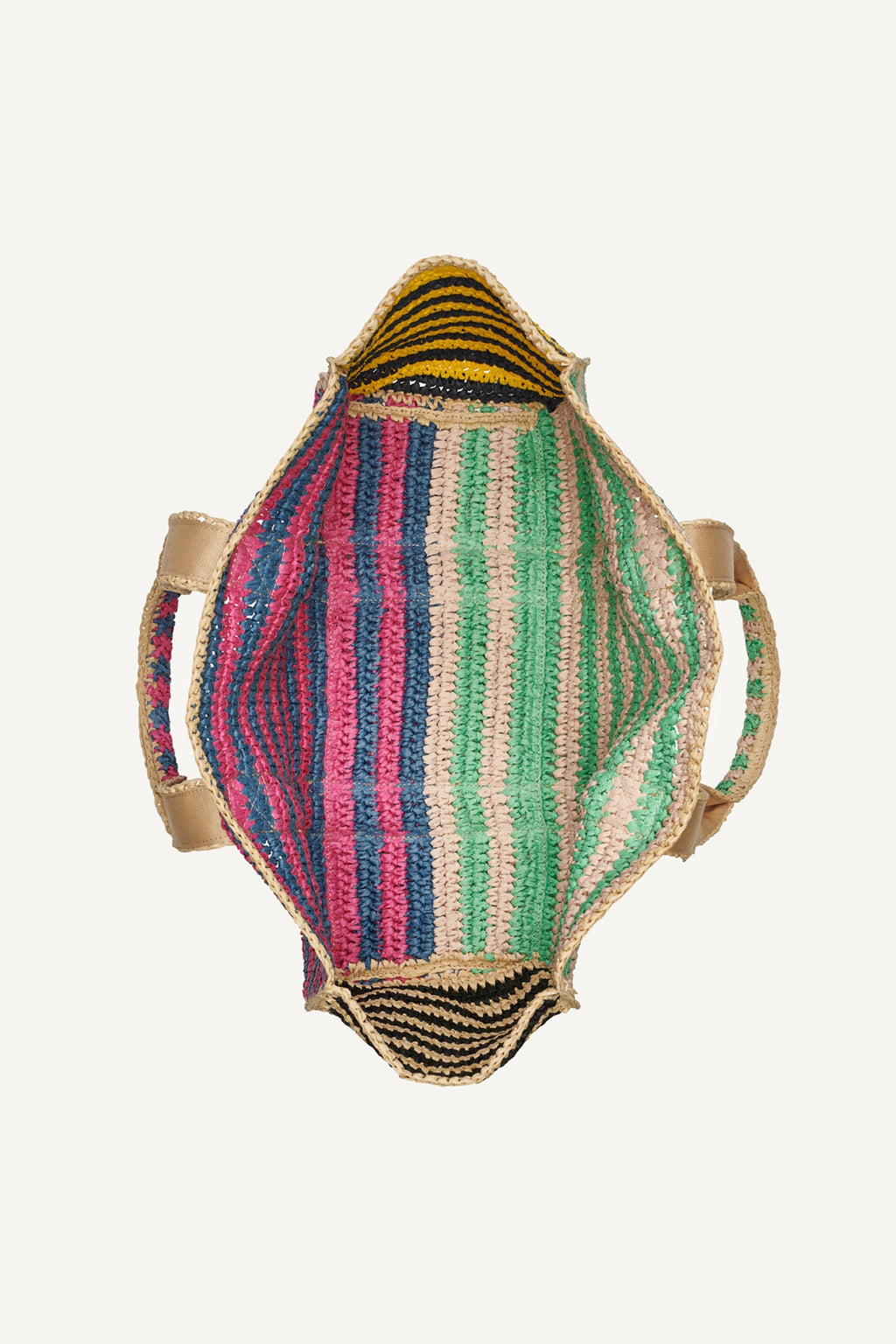 NESSA RAFFIA TOTE