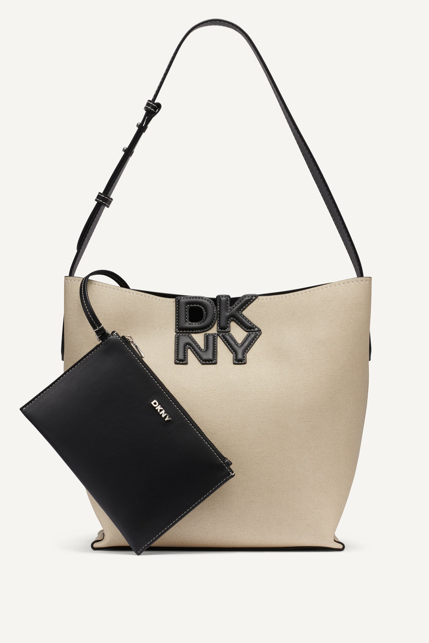 NICOLE LOGO BUCKET BAG
