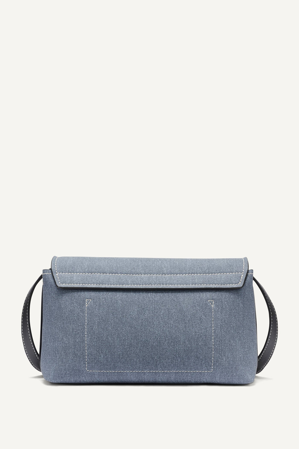NICOLE DENIM LOGO CROSSBODY BAG