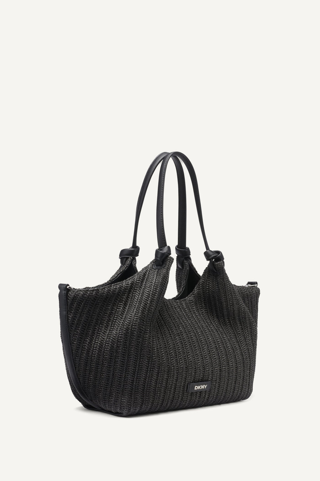 PAULA CROCHET RAFFIA MEDIUM COMMUTER TOTE