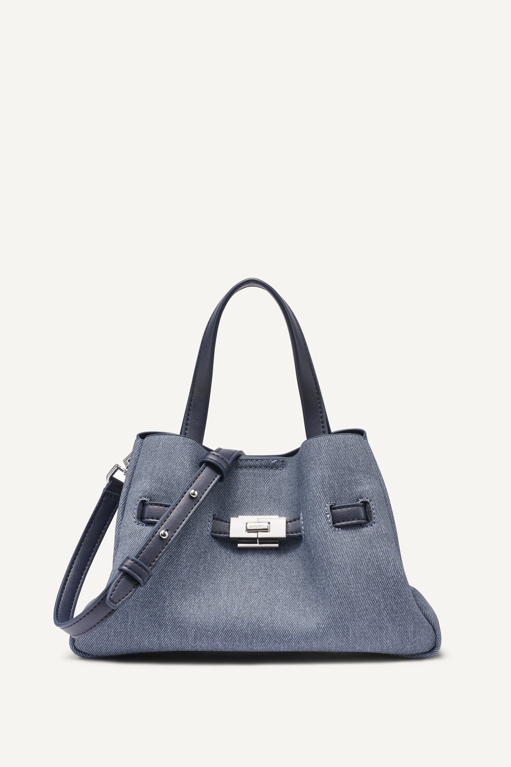 BRYAR DENIM SMALL SATCHEL