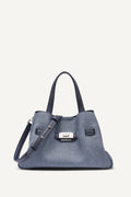 BRYAR DENIM SMALL SATCHEL
