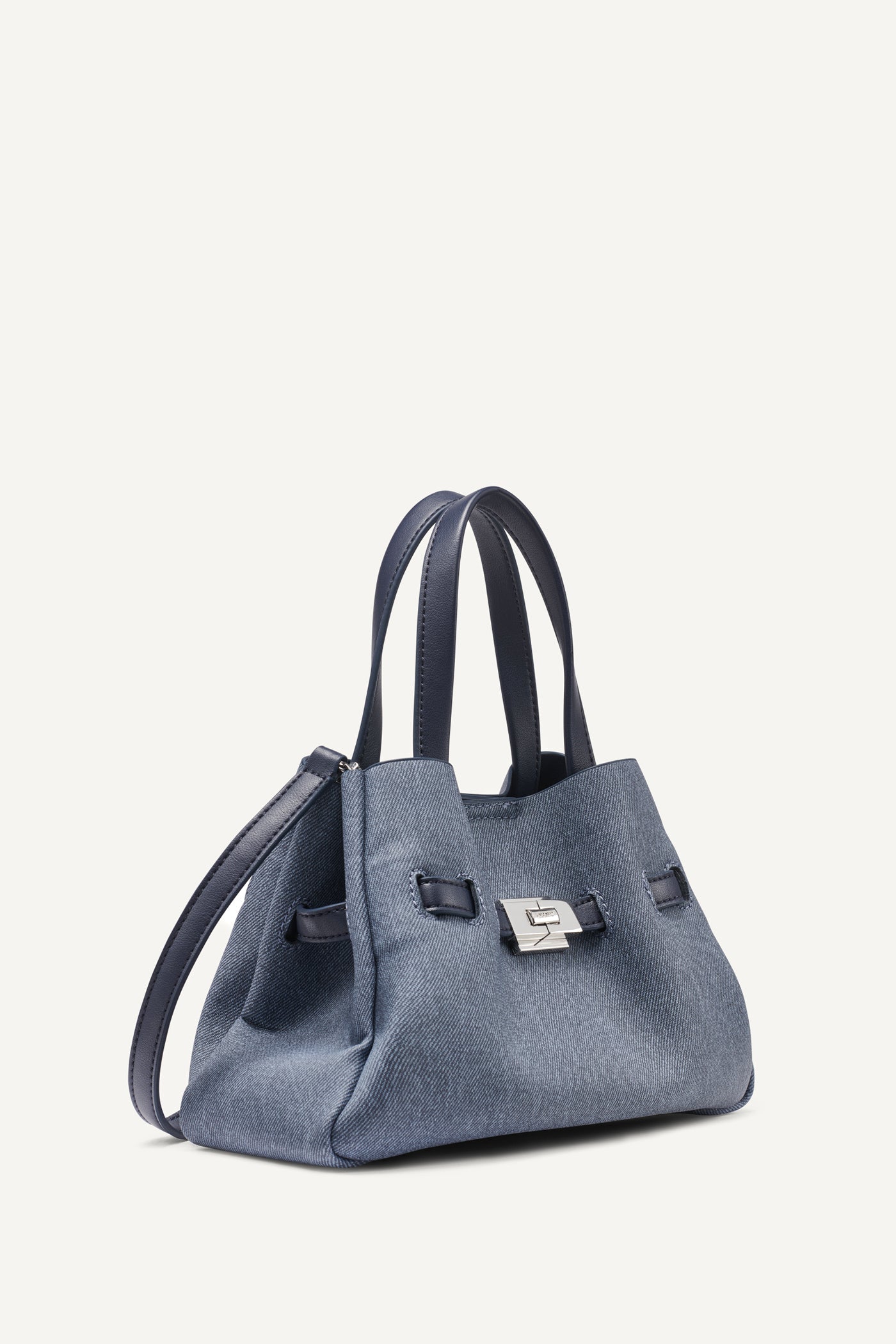 BRYAR DENIM SMALL SATCHEL