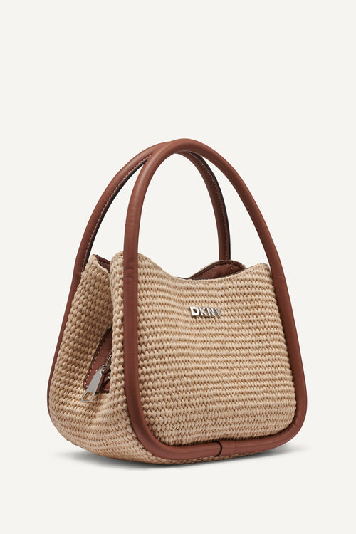 CAPRI WOVEN HOBO CROSSBODY BAG