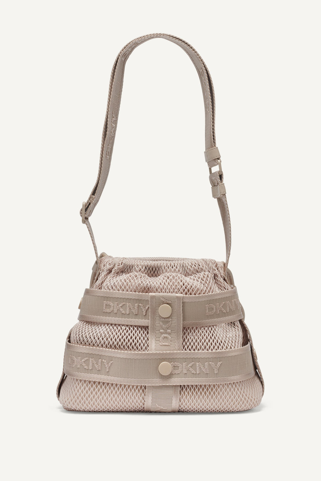 CHAYA MESH LOGO CROSSBODY BAG
