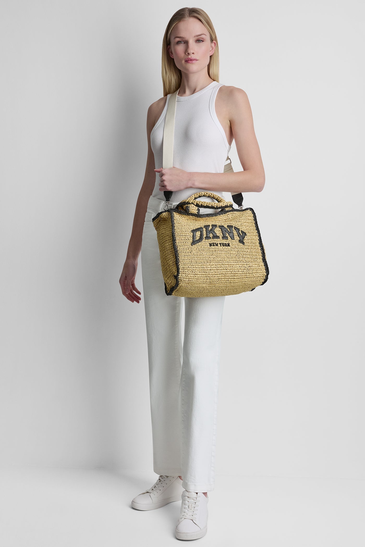 HADLEE MEDIUM WOVEN TOTE