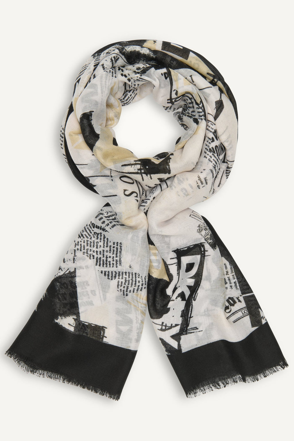 1989 HEADLINE PRINT SCARF