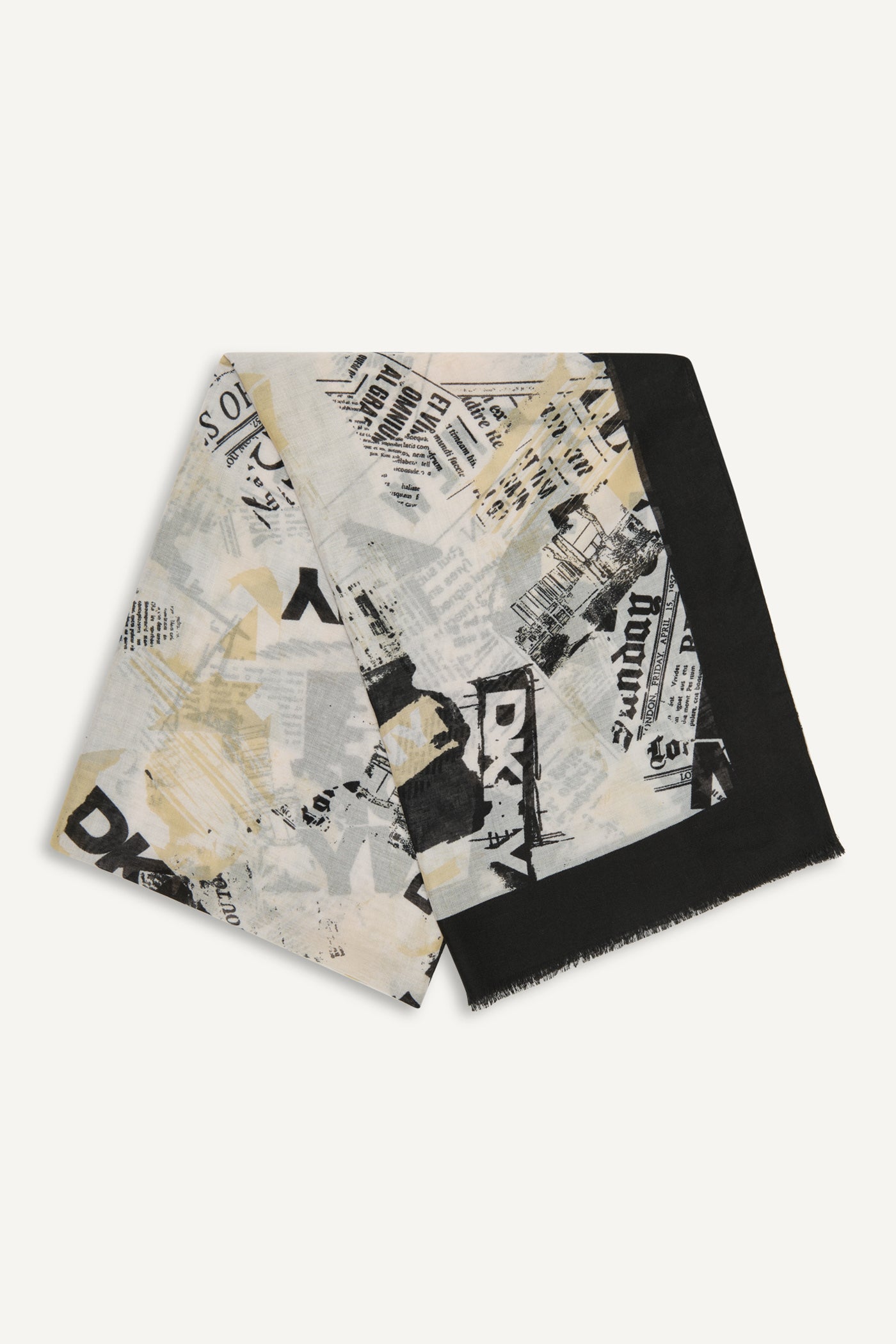 1989 HEADLINE PRINT SCARF