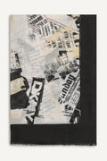 1989 HEADLINE PRINT SCARF