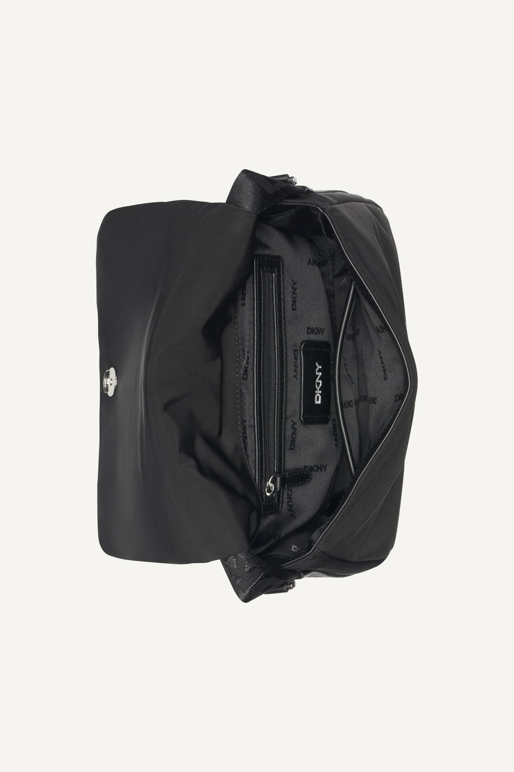 JENNY LOGO FLAP SHOULDER BAG