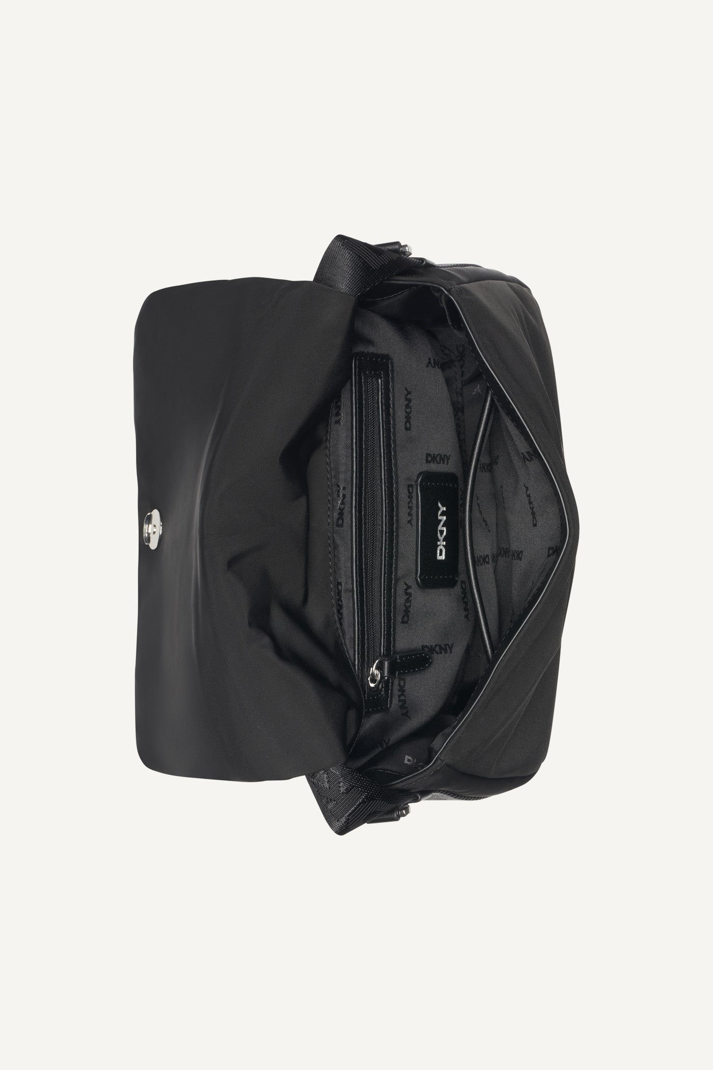 JENNY LOGO FLAP SHOULDER BAG