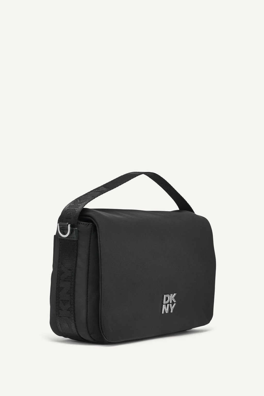 JENNY LOGO FLAP SHOULDER BAG