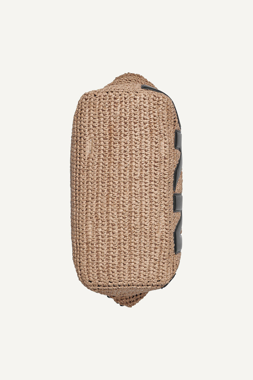 BARDOT RAFFIA LOGO TOTE