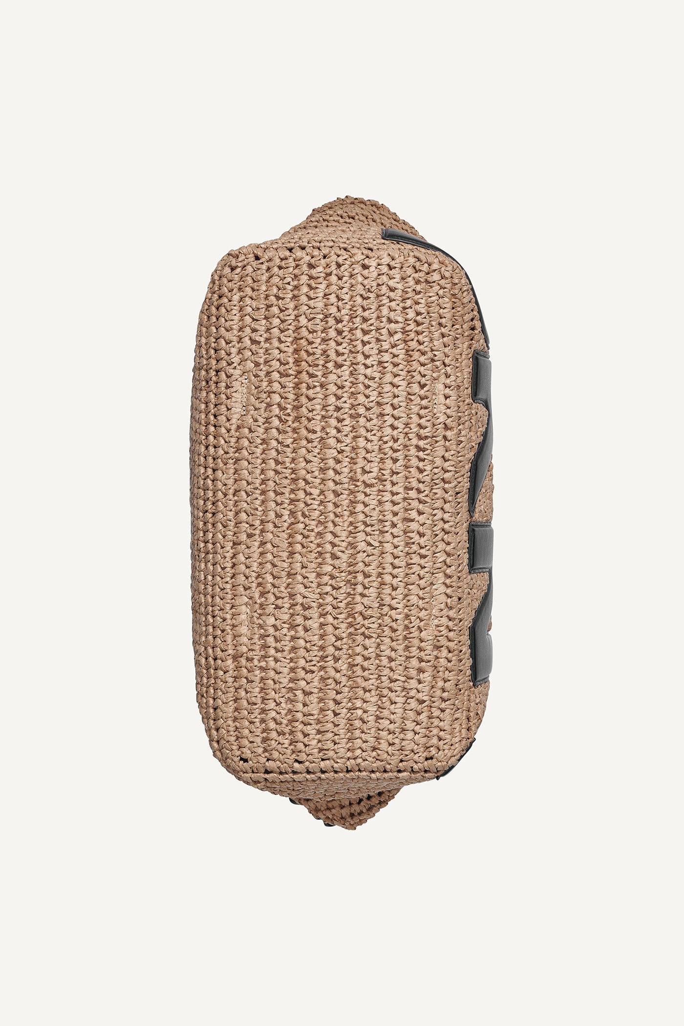 BARDOT RAFFIA LOGO TOTE