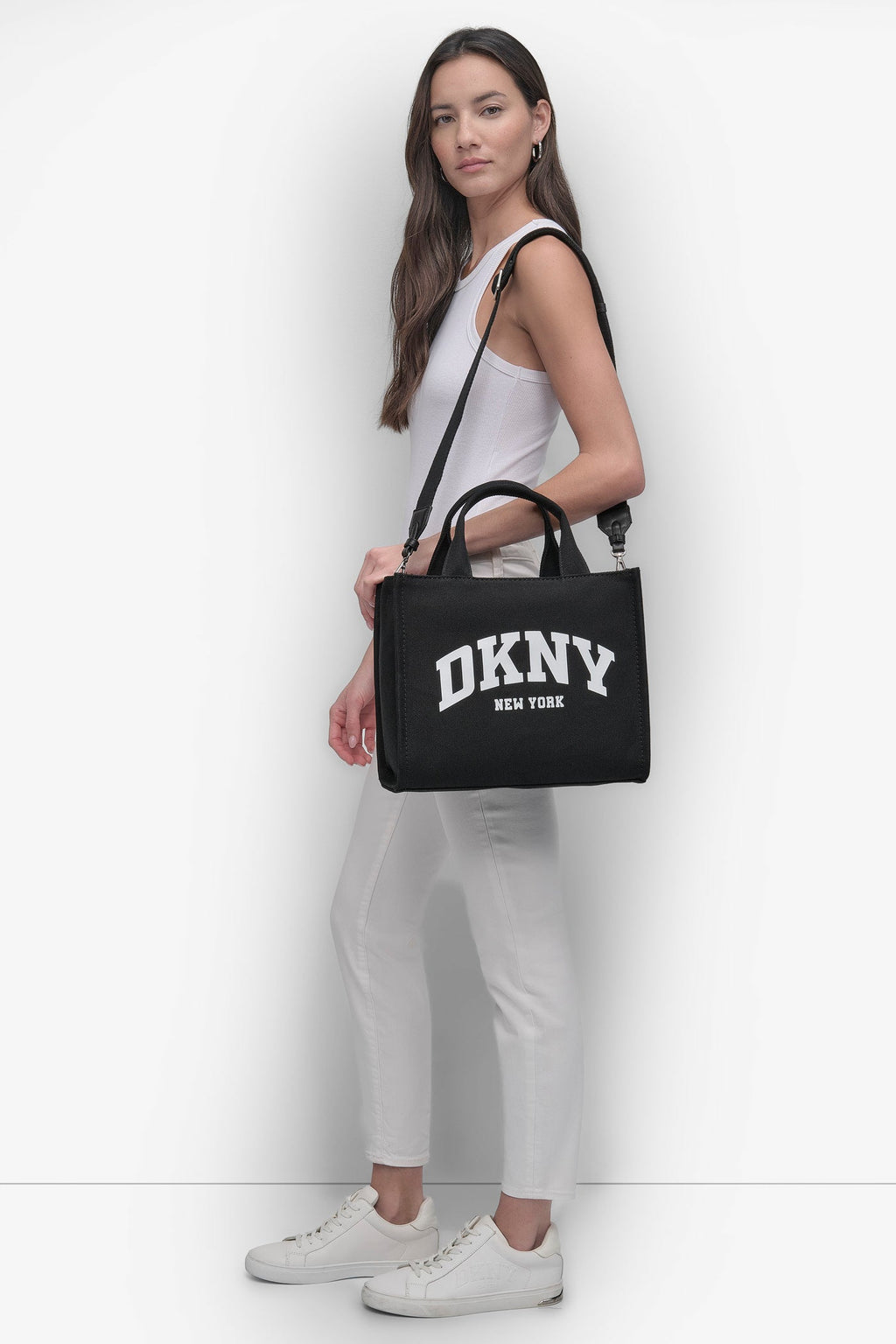 HADLEE CANVAS MEDIUM LOGO TOTE