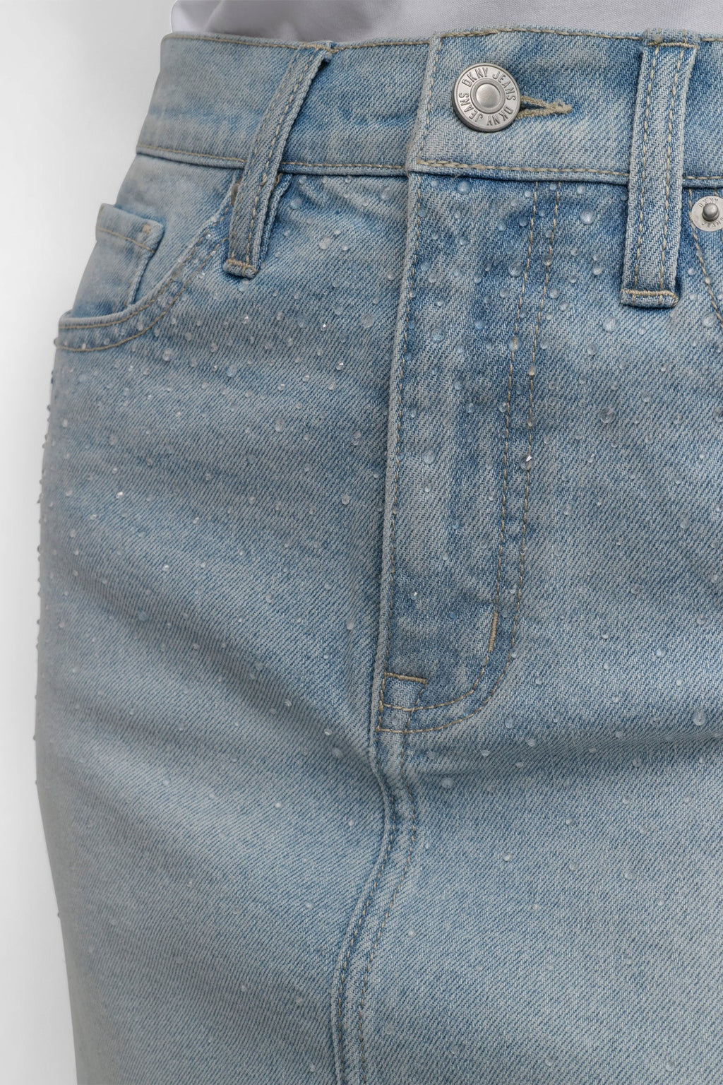 MINI SKIRT WITH RHINESTONE EMBELLISHMENT