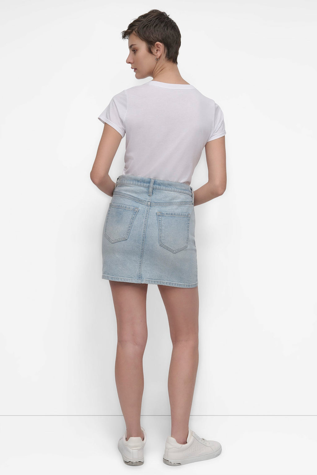 MINI SKIRT WITH RHINESTONE EMBELLISHMENT