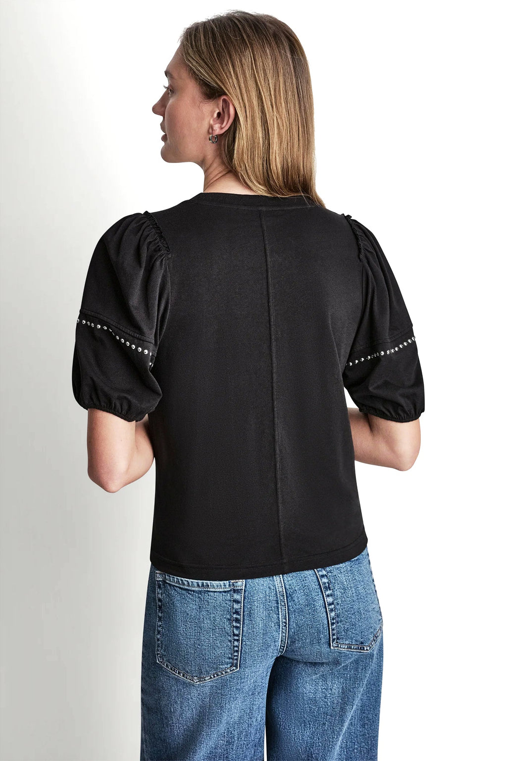 DOME STUDS MINI RUFFLE SHIRT