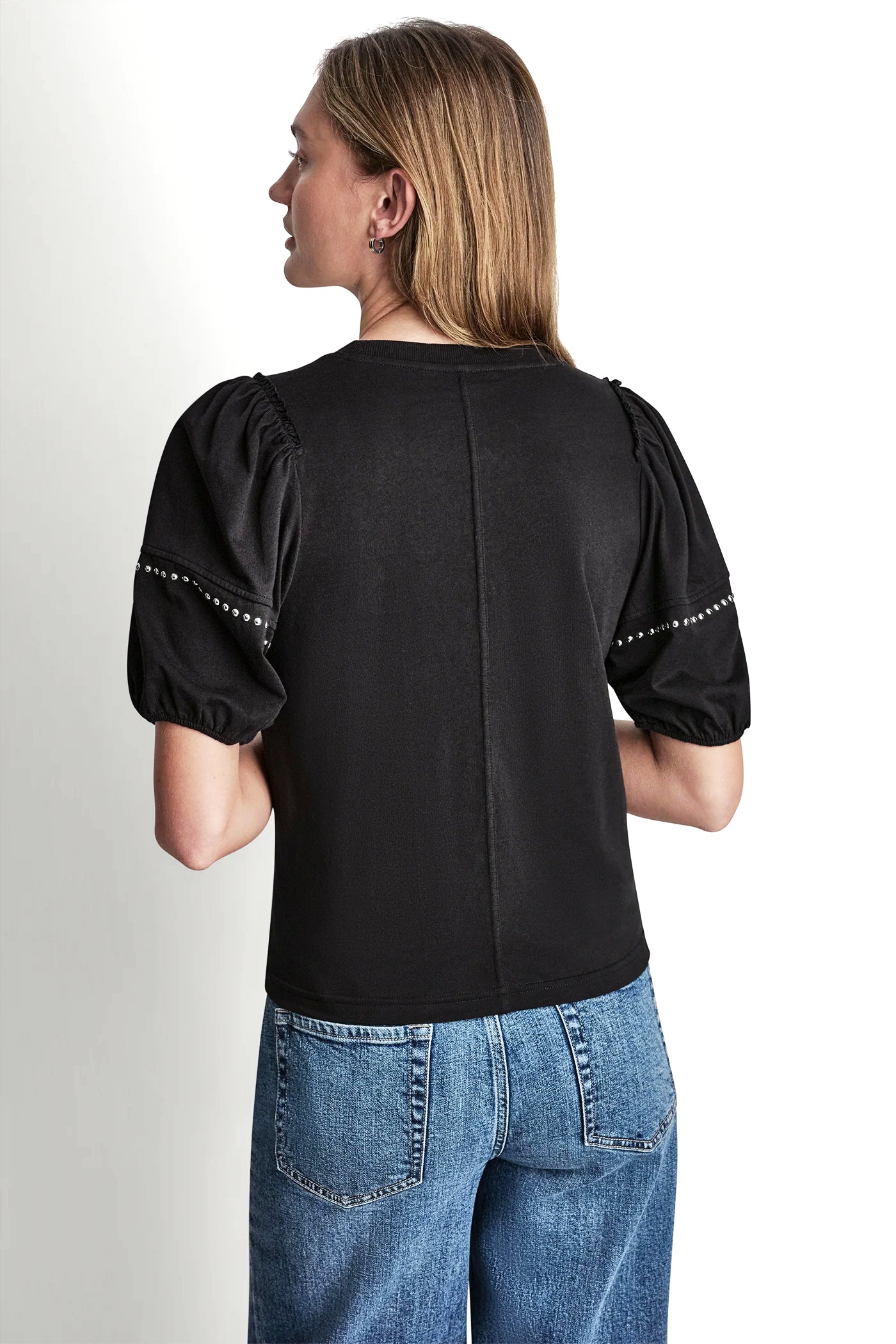 DOME STUDS MINI RUFFLE SHIRT