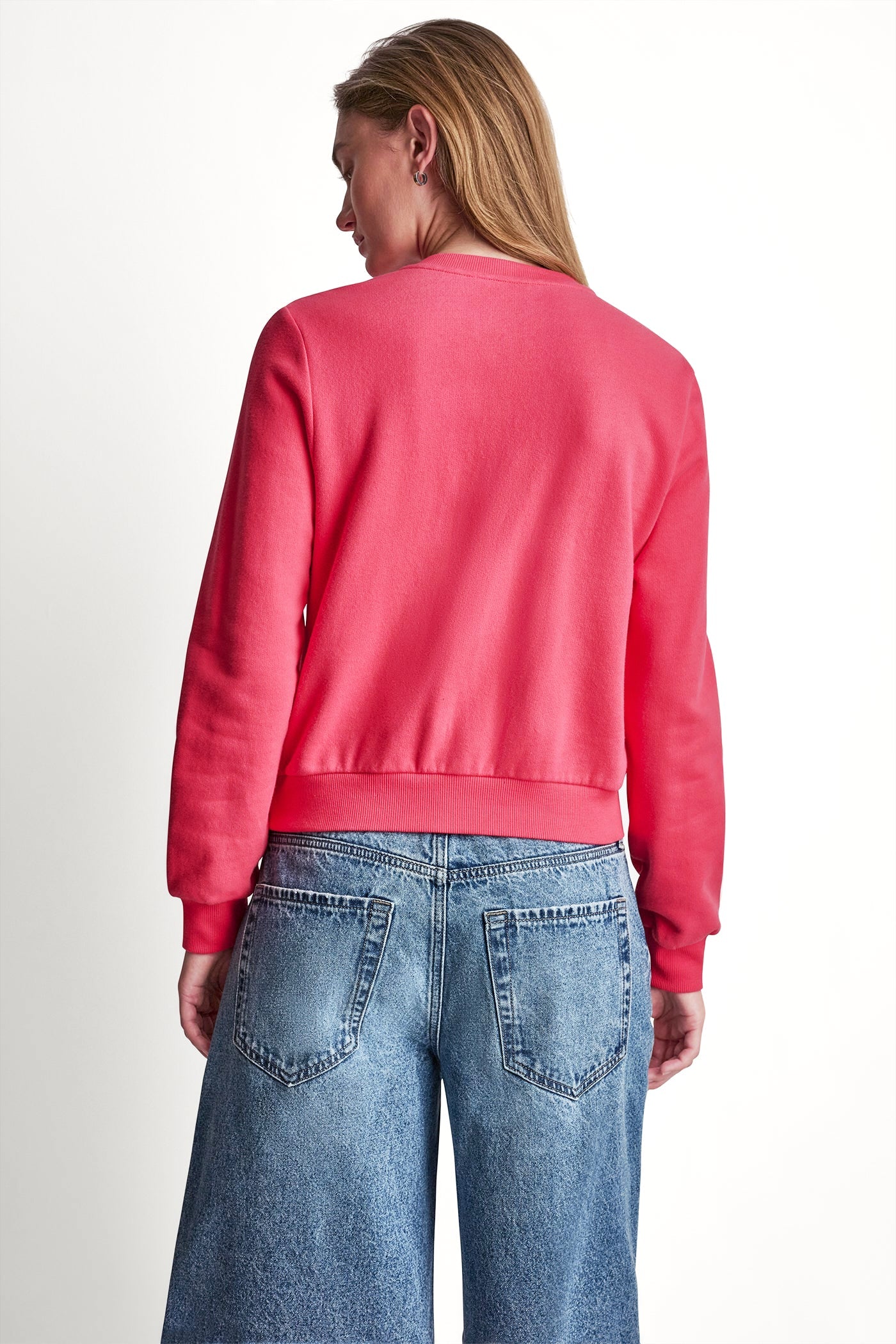 BUTTON FRONT SHRUNKEN LOGO JACKET