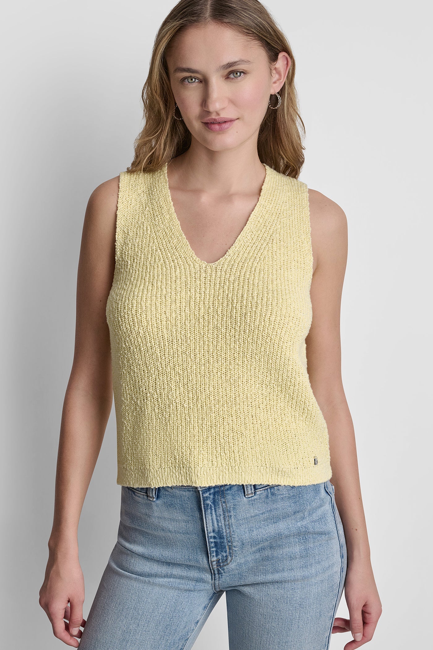 V-NECK SWEATER TANK
