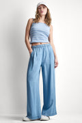 WIDE LEG TENCEL PANT