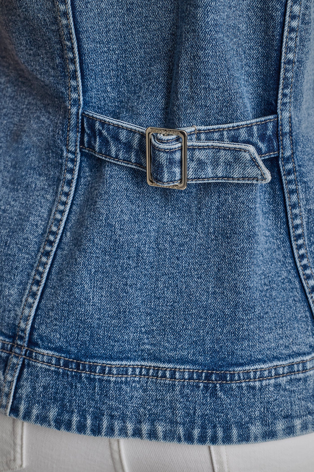 LONGLINE DENIM VEST
