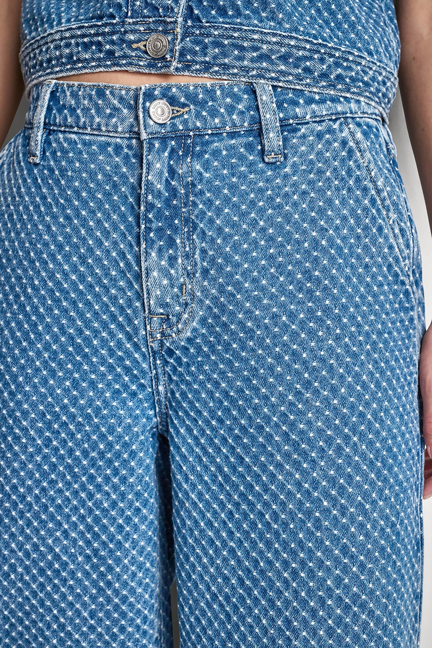 MID-RISE WIDE LEG WITH SLASH POCKETS