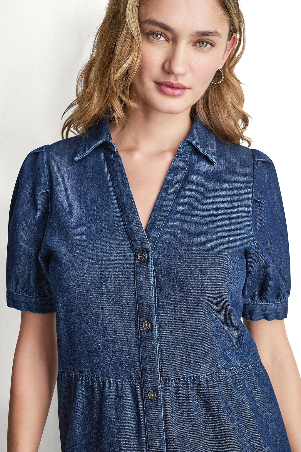 DENIM MINI DRESS
