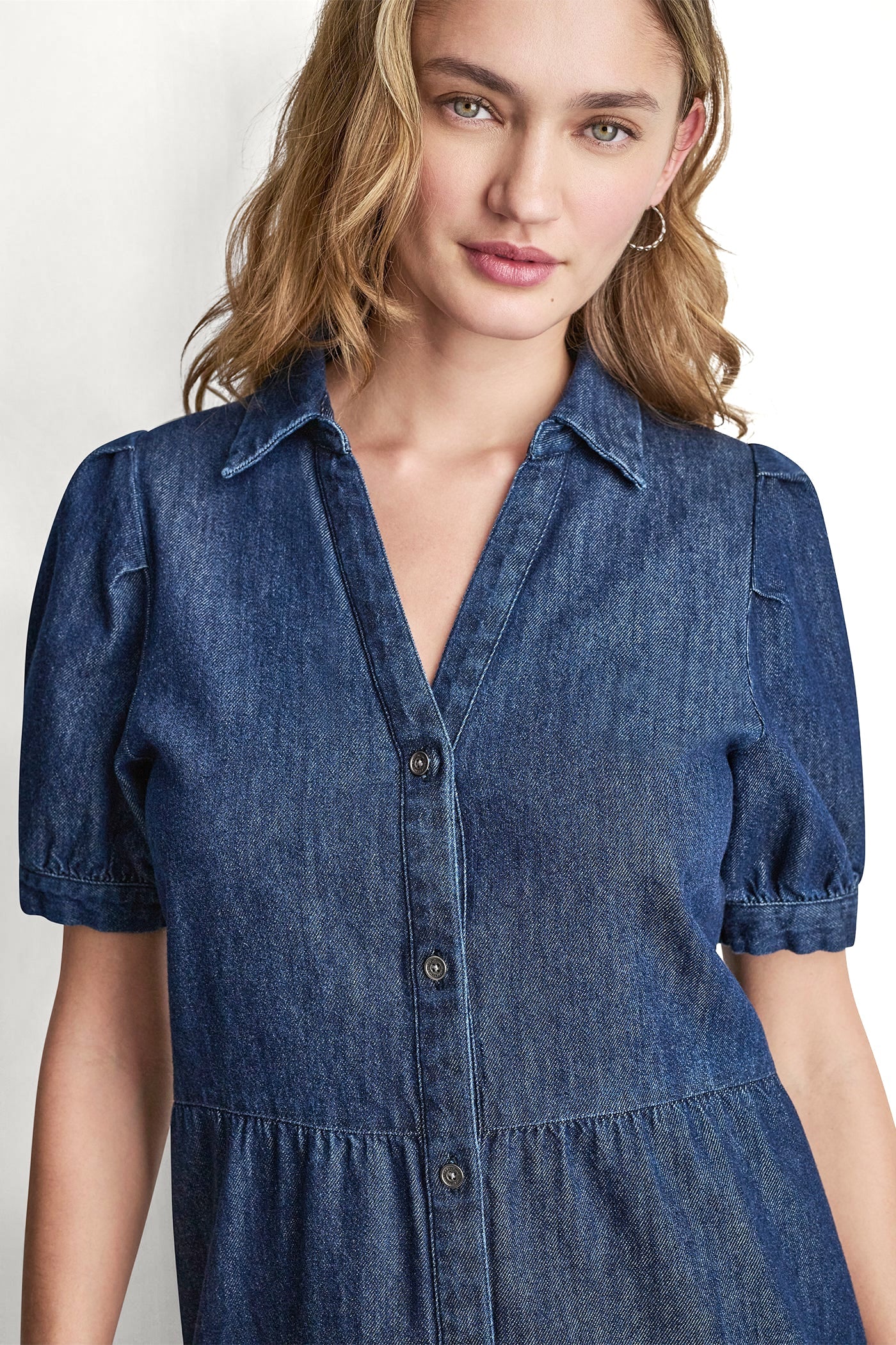 DENIM MINI DRESS