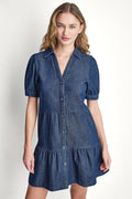 DENIM MINI DRESS