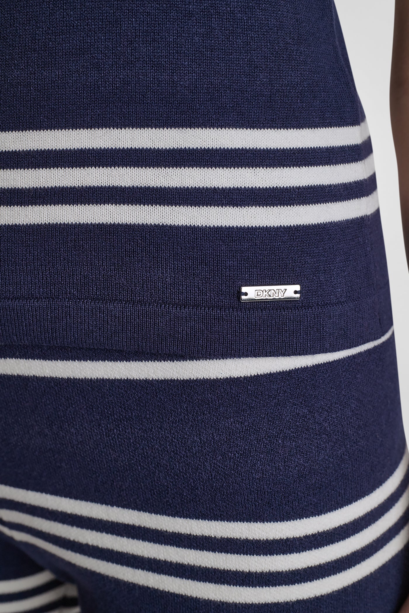 ELBOW SLEEVE STRIPED SWEATER