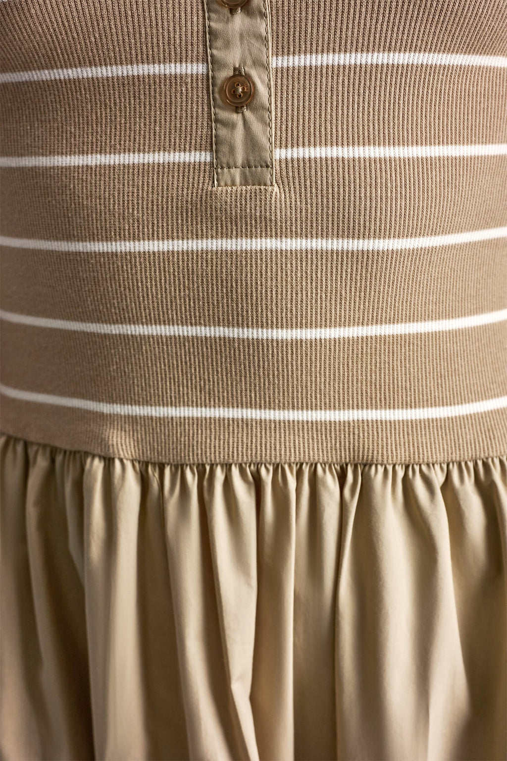 RIB HENLEY TANK MAXI DRESS