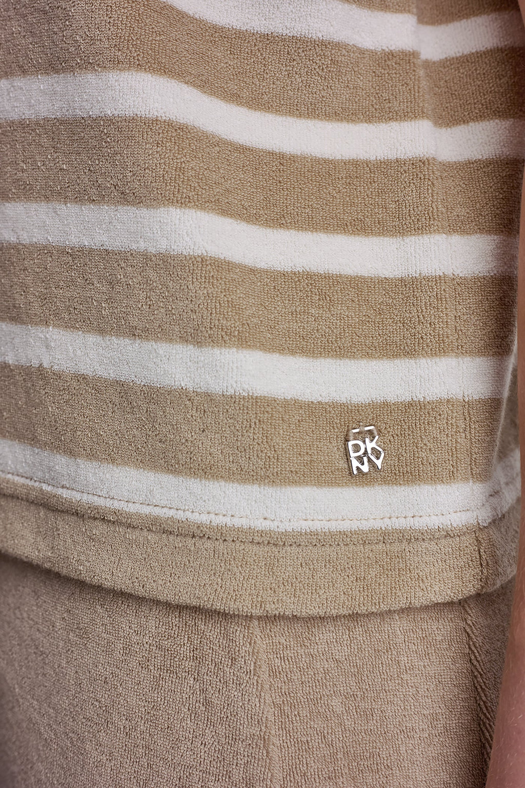 TOWELLING TERRY CREW NECK TEE