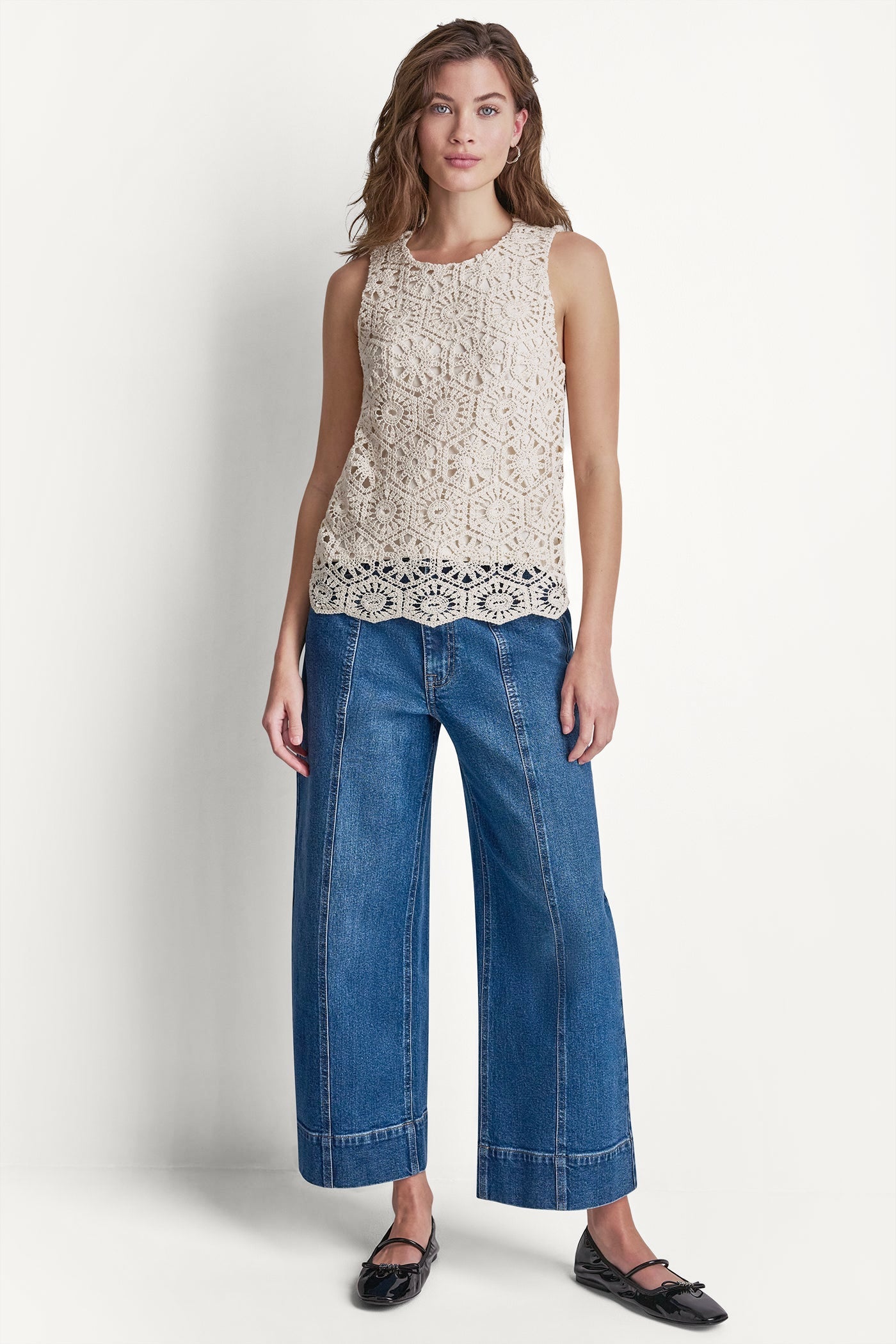 CROCHET KNIT TANK