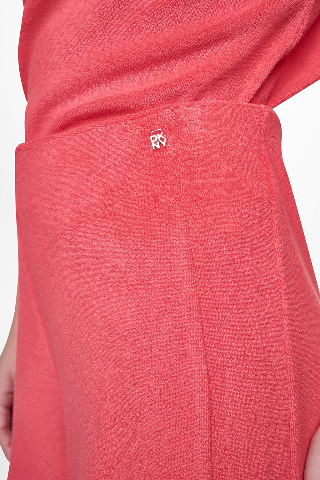 TOWELLING TERRY HIGH RISE WIDE LEG PANT