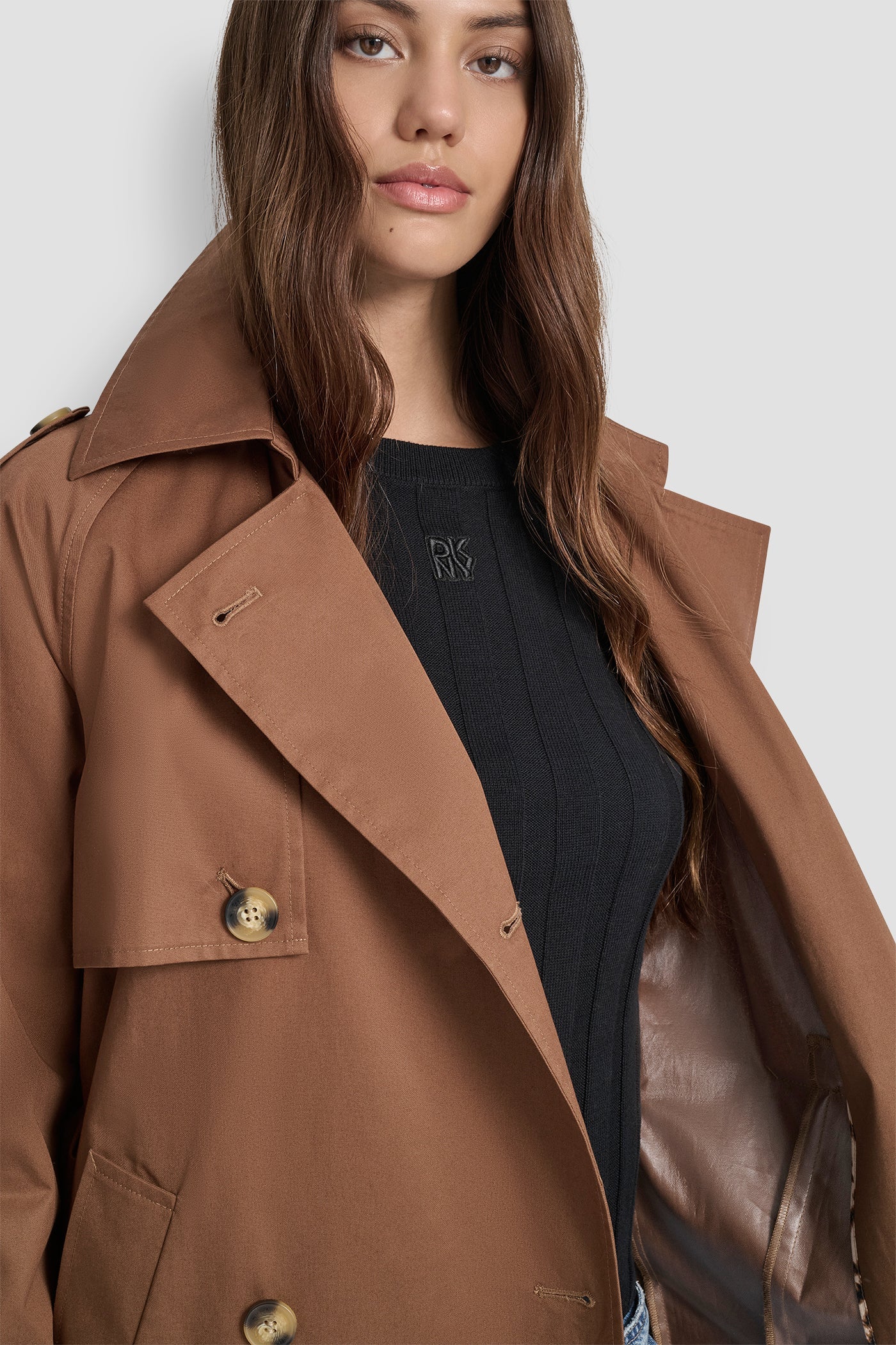 DOUBLE-BREASTED TRENCH COAT