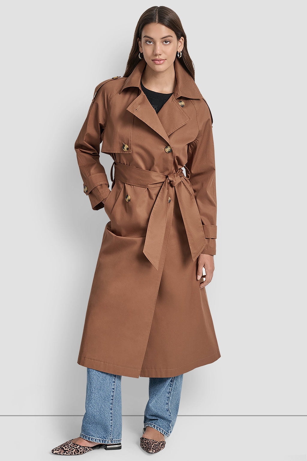 DOUBLE-BREASTED TRENCH COAT