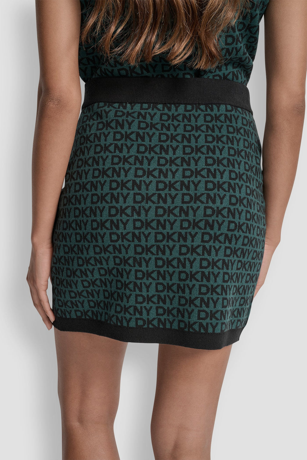 LOGO JACQUARD SHORT SKIRT
