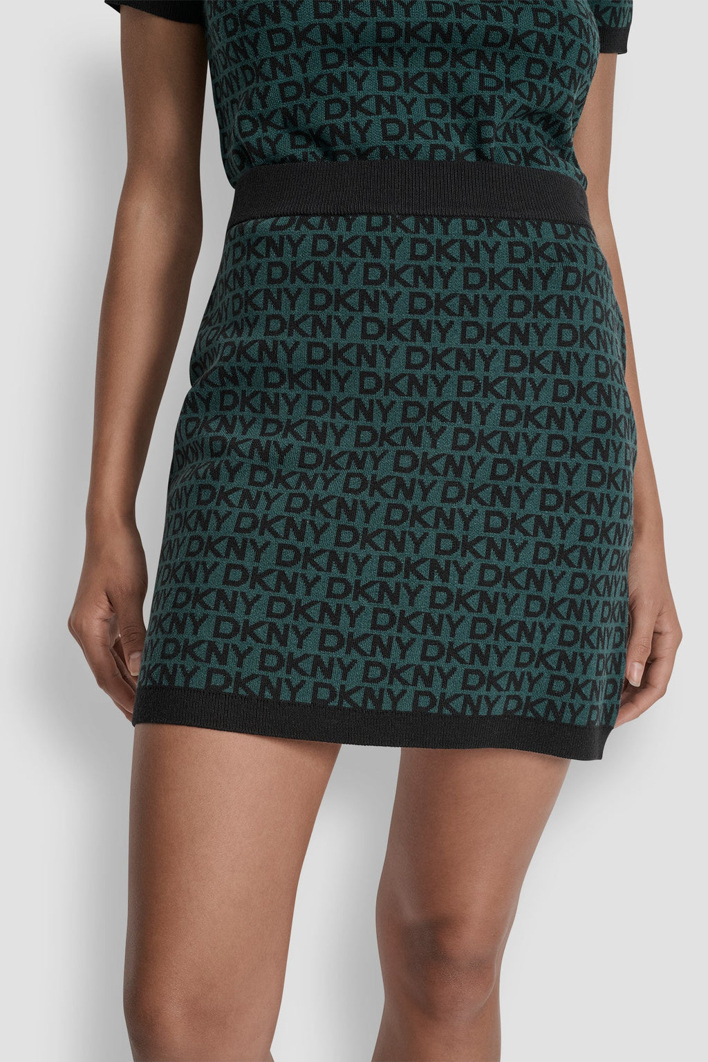 LOGO JACQUARD SHORT SKIRT