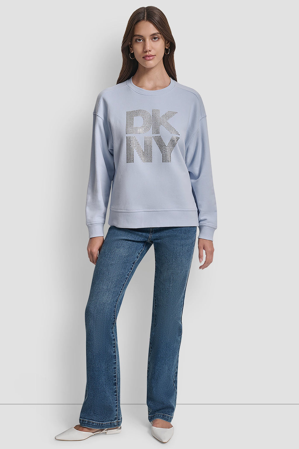 EMBELLISHED LOGO SWEATSHIRT