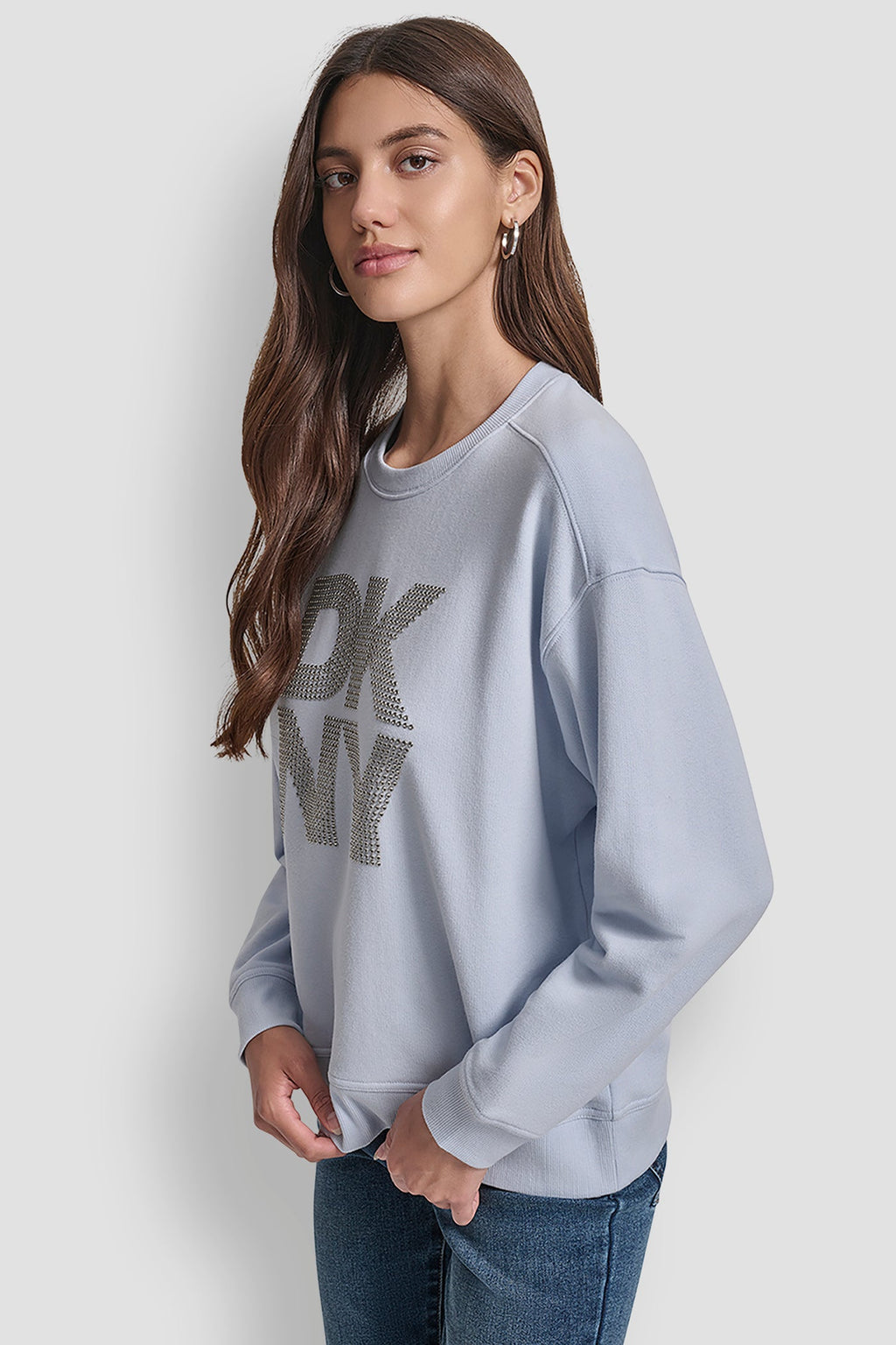 EMBELLISHED LOGO SWEATSHIRT