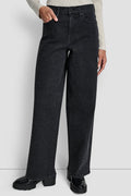 HIGH-RISE WIDE LEG WITH RHINESTONE EMBELLISHMENT