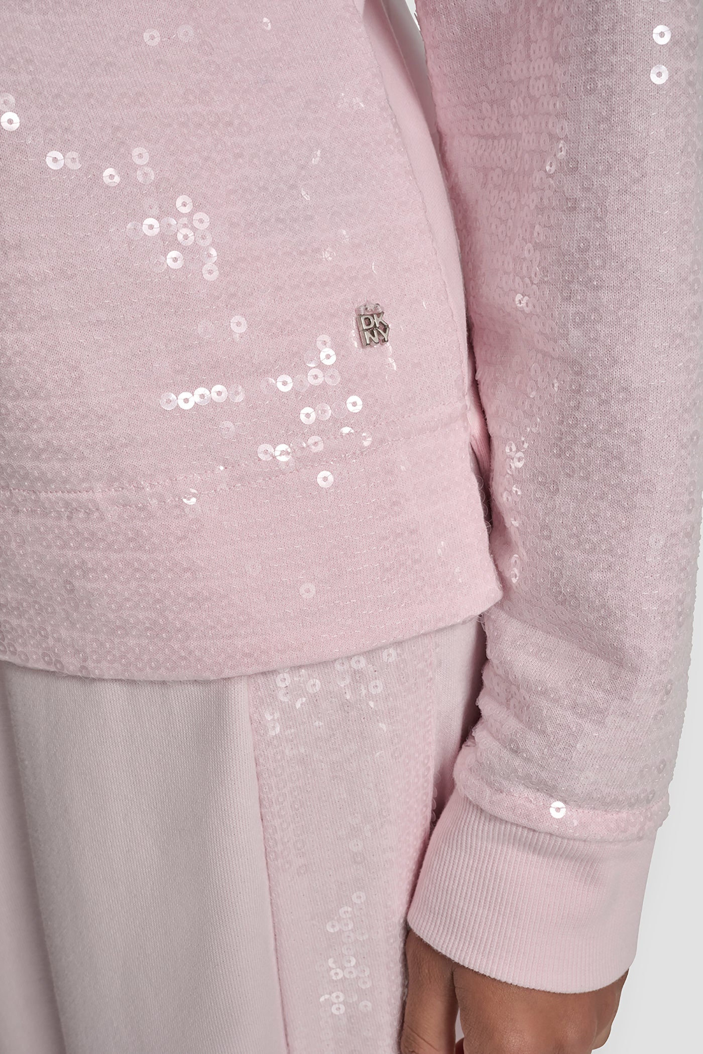 SEQUINS LONG SLEEVE SWEATSHIRT
