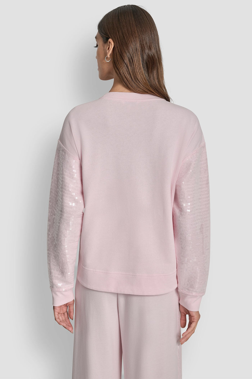 SEQUINS LONG SLEEVE SWEATSHIRT
