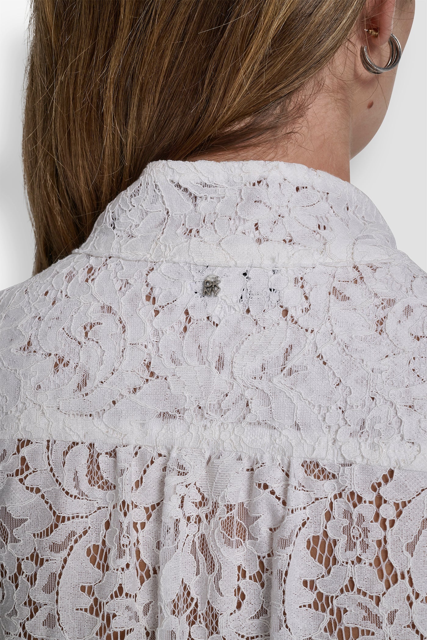 LACE PUFF SLEEVE SHIRT