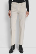 MID-RISE CLASSIC STRAIGHT WITH MINI RHINESTONES
