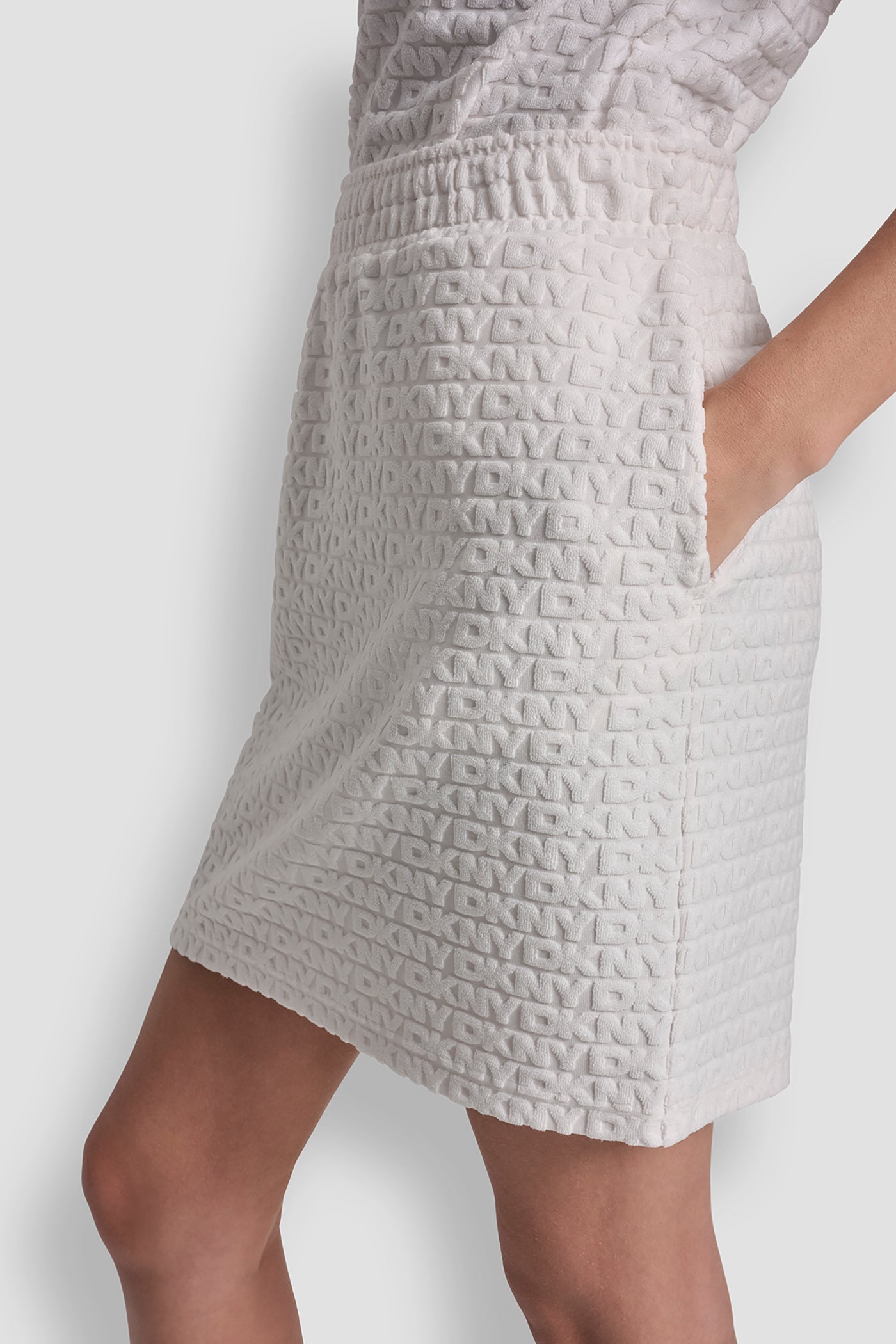 LOGO JACQUARD PULL-ON SKIRT