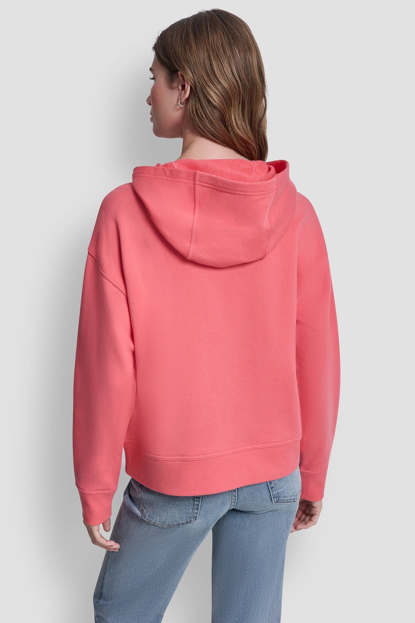 STACKED RHINESTONE FOIL LOGO HOODIE